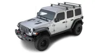 Dachträger RHINO RACK VORTEX (3) 1500MM,SCHWARZ BACKBONE+RLT600, Jeep Wrangler JL 18- 4-Türer  50-10JB0899