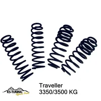 Feder Kit KS HD TRAVELLER für JKS Fahrwerk 3,5" bis max. 3500 kg Jeep Wrangler (JK) JL 4 Türer 2018-