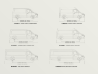 Front Runner Mercedes-Benz Sprinter (L2H1 / 144- MWB / Standard Dach) 2006 - Heute Slimpro Dachträger Kit