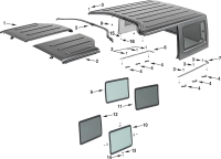 Hardtopdichtung JK von Mopar 68088042