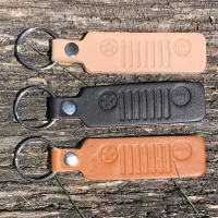 Jeep Merchandise Jeep Grille Leather Keychains