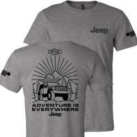 Jeep Shirt T-Shirt Adventure is Every Where Farbe grau XL