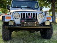 K+S Rockcrawler Stoßstange Jeep Wrangler TJ / YJ 88 - 06 Frontstoßstange Alu Schwarz