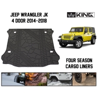 Laderaumwanne / Kofferraummatte King Jeep Wrangler JKU 4-Türer ohne Subwoofer