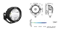 LED Fernscheinwerferkit 10° 4,5 ...