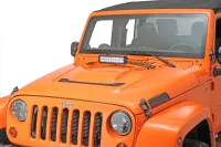 LED Scheinwerfer Halter für die Motorhaube Jeep Wrangler JK 07-18 RIGID 40332