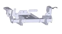 Montagerahmen Nissan Navara D23 / Renault Alaskan für Serie 22 Pflug