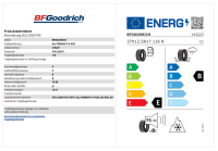 Reifen BFG T/A KO2 37X12.50R17LT LRC RWL Transaktionsreifen