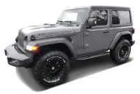 Schwellerrohre Black Rock Stahl schwarz Jeep Wrangler JL 18- 2-Türer mit TÜV