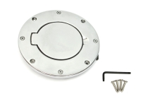 Tankdeckel Tankblende Aluminium Jeep Wrangler TJ 97-06