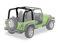 Überrollbügelpolster Black Denim Jeep Wrangler TJ 96-02 Bestop 80020-15