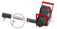 Verbindungsrohr für Hidden Multimount auf 2" Aufnahme bzw. Kugelkopfadapter