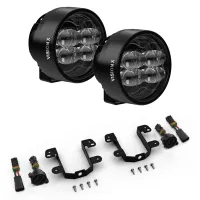 Vision X CR-3 LED Hybrid Scheinwerfer Kit Jeep Wrangler JK JL & Gladiator JT XIL-OEJEEP1CR3H